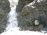 凍り付いた恵滝